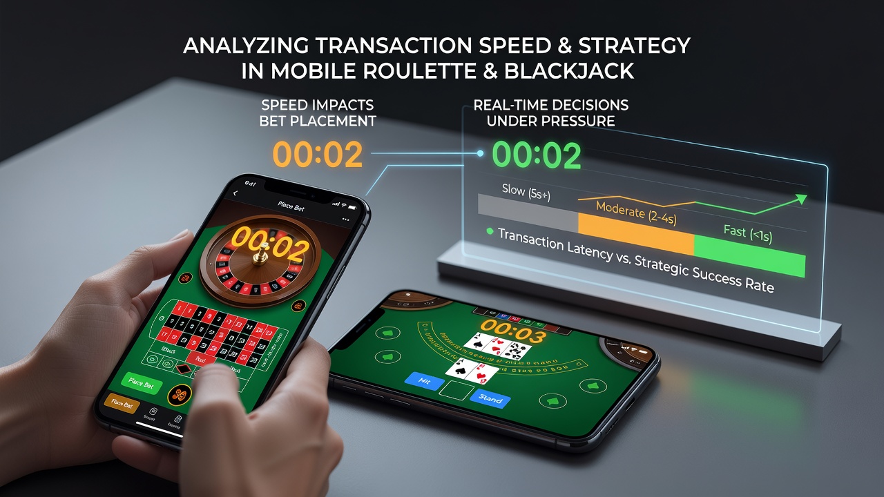 Mobiele roulette en blackjack met snelle transacties op smartphones