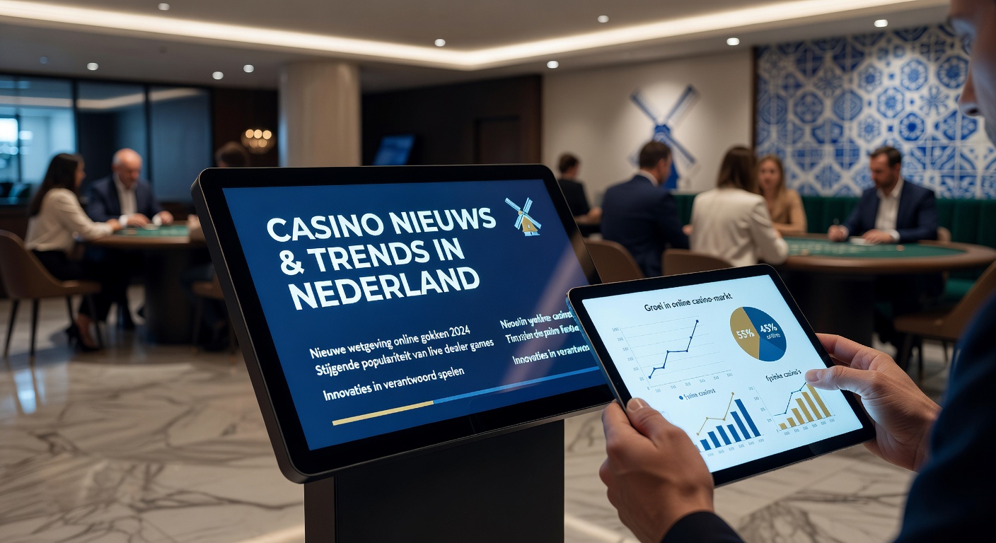 Logo van de Kansspelautoriteit met digitale reclame-icoontjes op een achtergrond van Nederlandse vlag en gokfiches