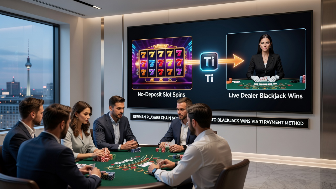 Voorbeeld van volatiliteitsmatching tussen slots en live blackjack voor Duitse spelers
