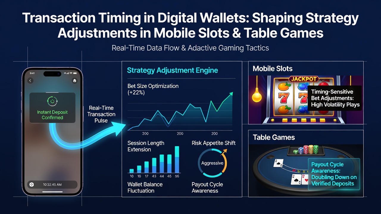 Mobiele speler die strategie aanpast tijdens een live tafelspel met wallet-transactie