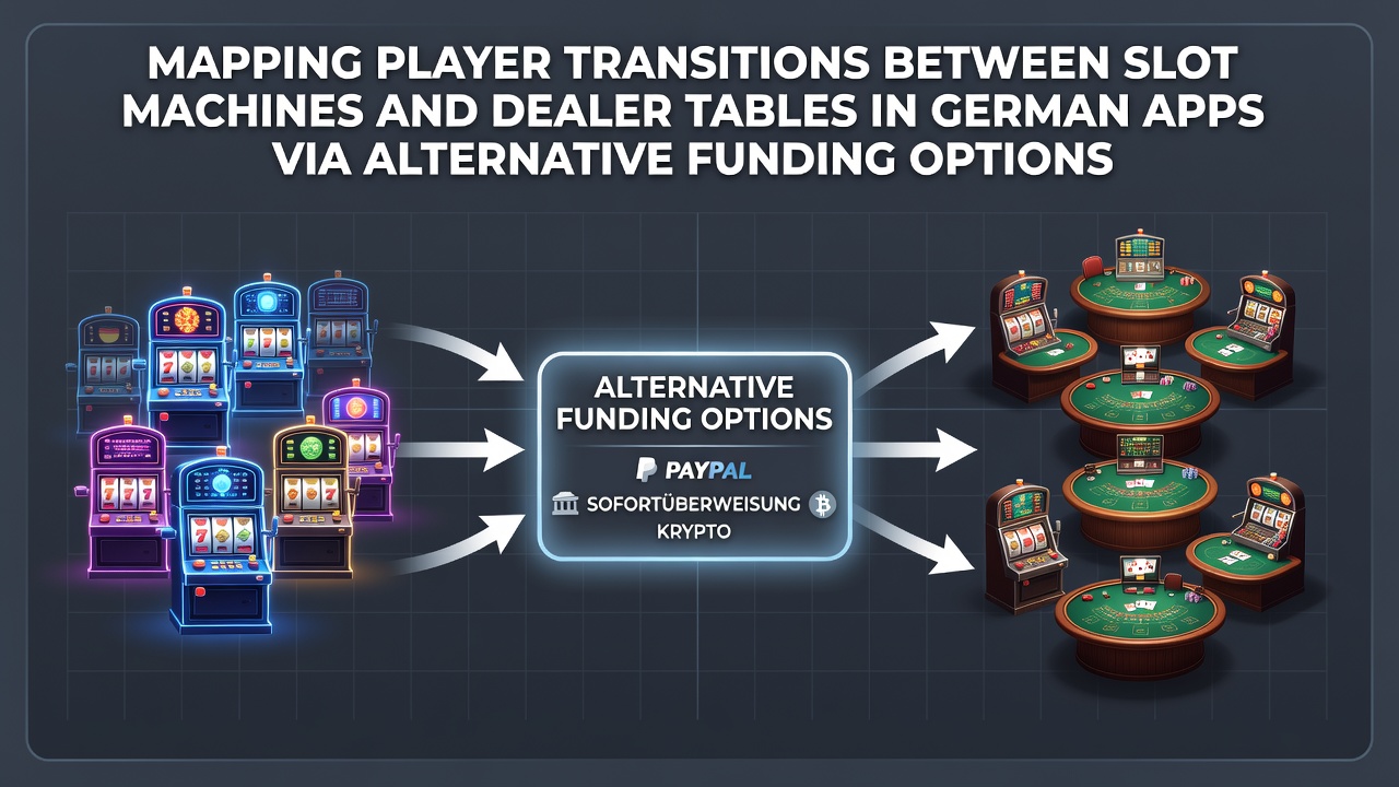Overzicht van spelersovergangen tussen slots en dealertafels in Duitse mobiele apps