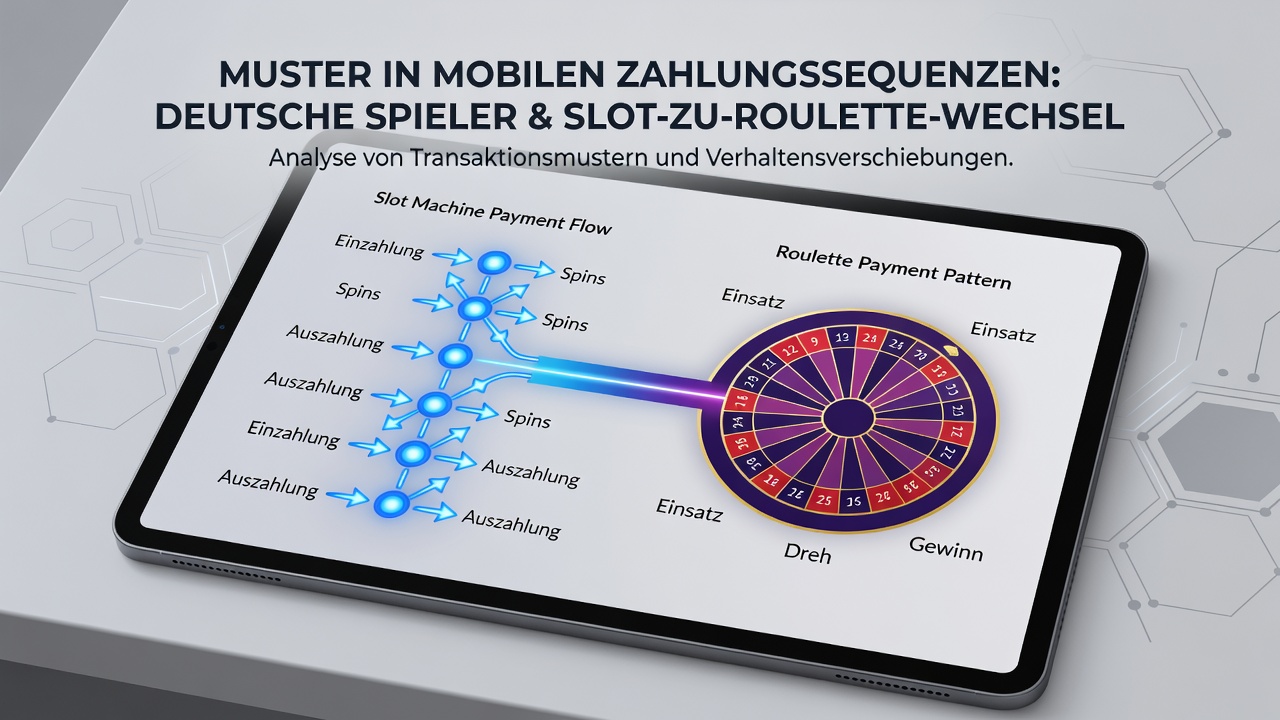 Grafiek van betaalsequenties en spelerstransities in Duitse mobiele casino's