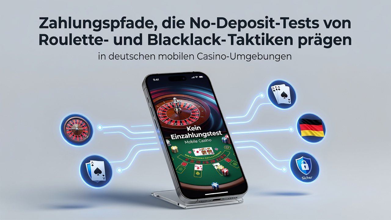 Betalingsmethodes en no-deposit opties in Duitse mobiele casino omgevingen