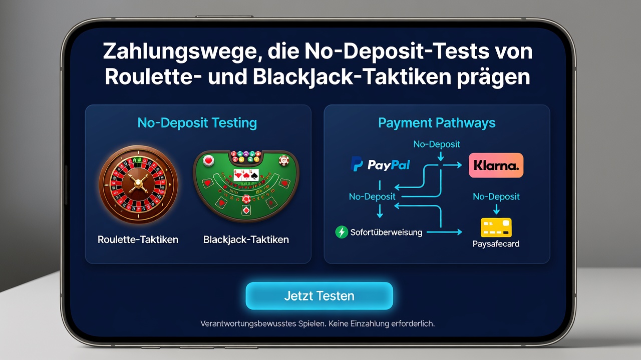 Mobiele blackjack en roulette interfaces met betalingsopties