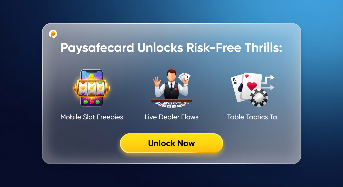 Live dealer blackjack sessie op mobiel met Paysafecard storting zichtbaar, omringd door roulette wiel en slot symbolen voor Duitse gokkers