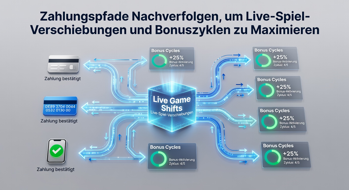 Mobiele interface die betalingsroutes en live game overgangen in Duitse casino's weergeeft