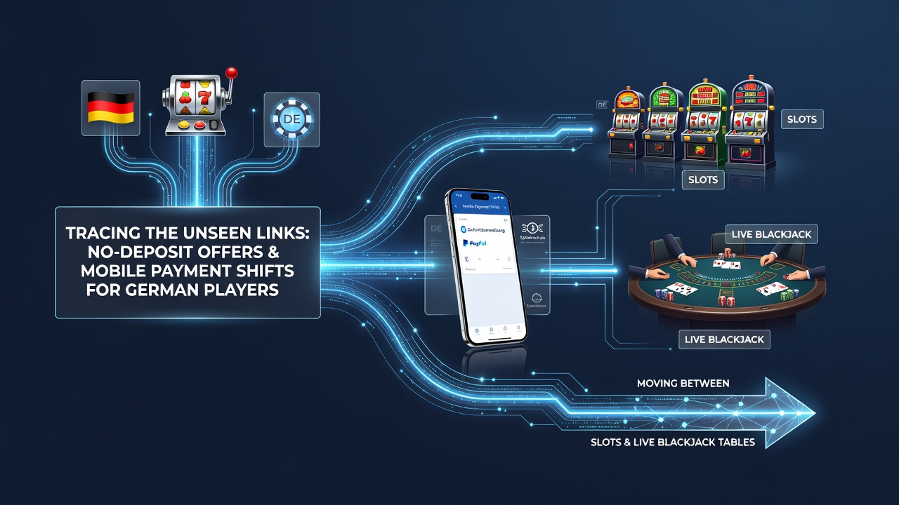 Duitse spelers die schakelen tussen mobiele slots en live blackjack tafels met no-deposit bonussen en betaalopties